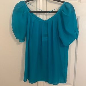 Kaari Blue Turquoise Blouse